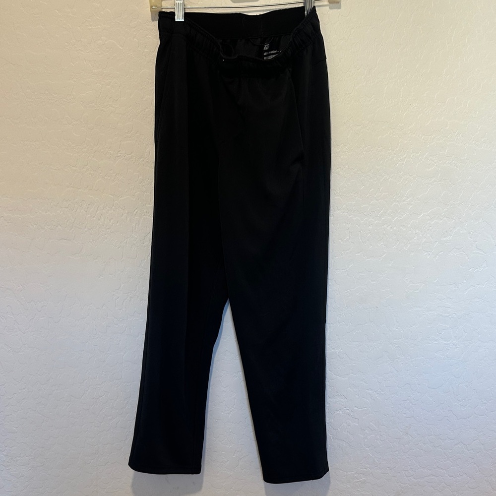 All in Motion women’s Black Joggers pockets small stretch active pull on